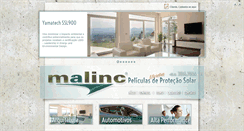 Desktop Screenshot of malinc.com.br